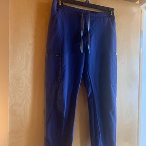 FIG navy blue women straight leg scrub bottoms